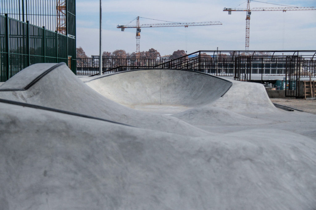 Первый бетонный скейт-парк XSA в Краснодаре