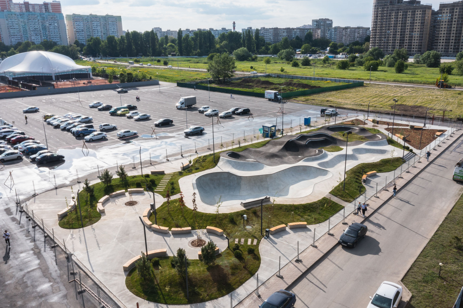 Общественное пространство и спортивный хаб в Краснодаре