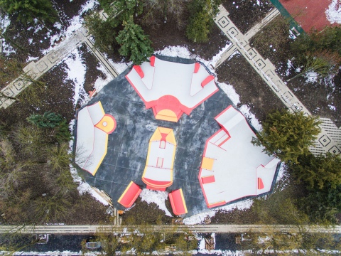 Скейт парк XSA в Бриньковской