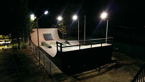 Каркасный скейт-парк в Динской