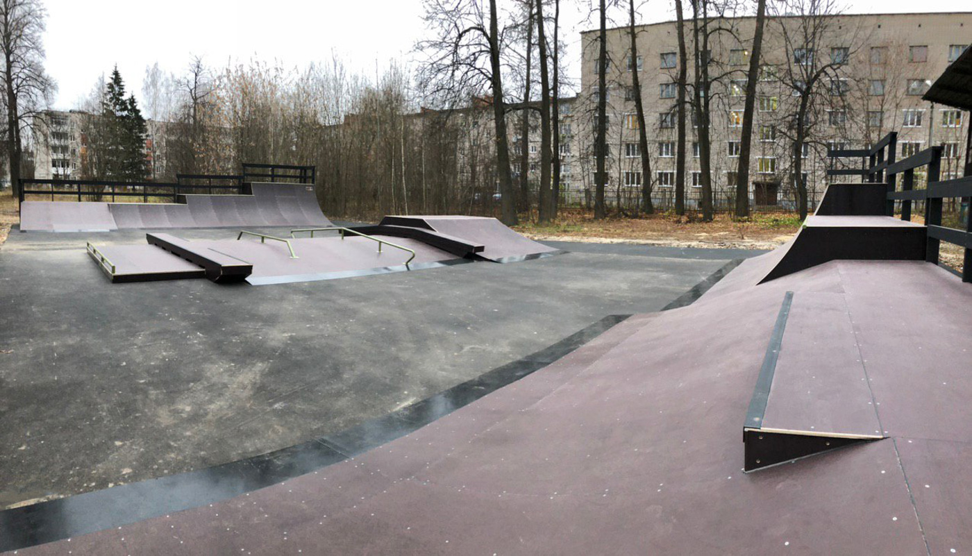 Скейт-парк в городе Шуя