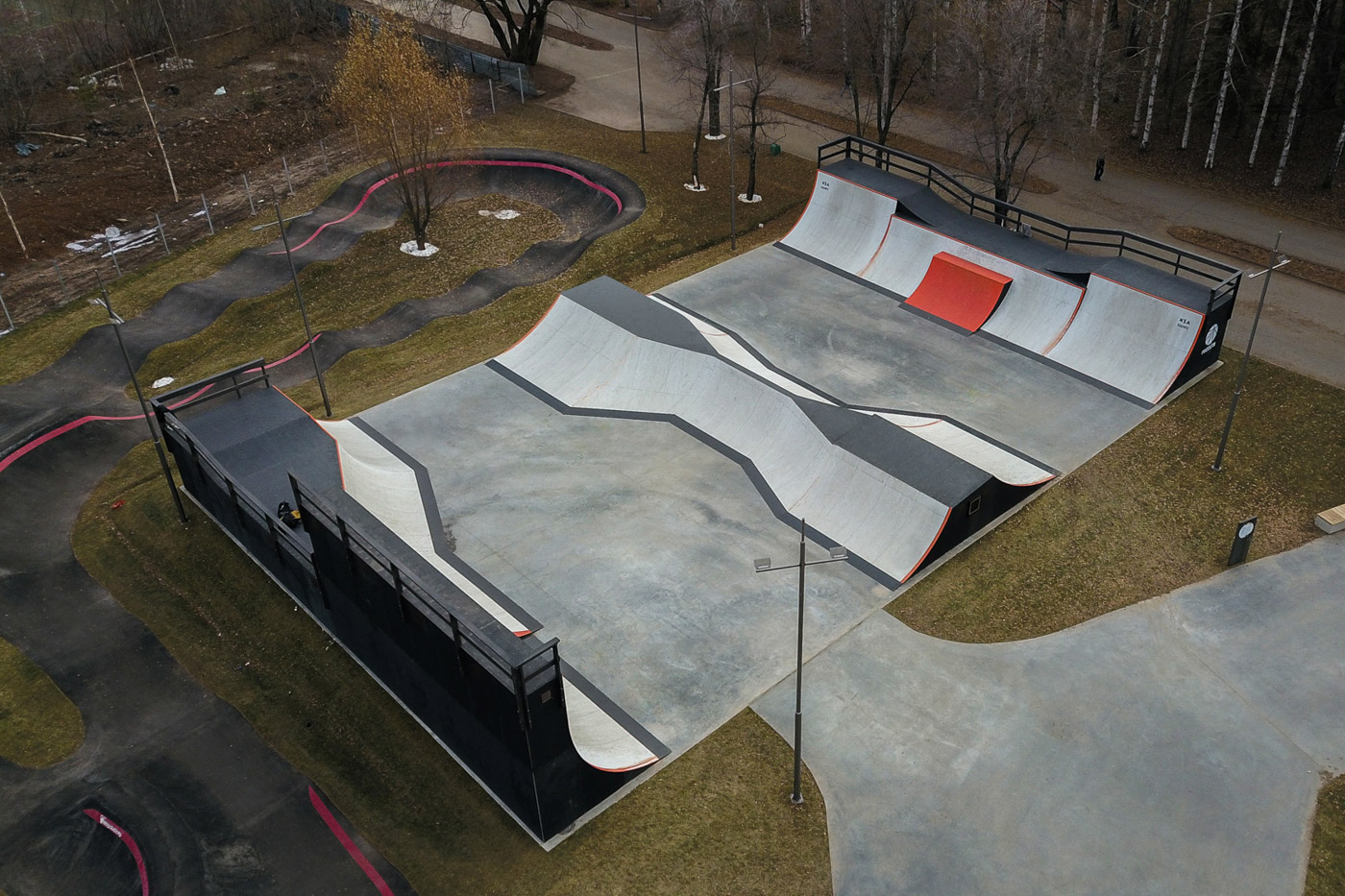 Каркасный скейт-парк в Ижевске