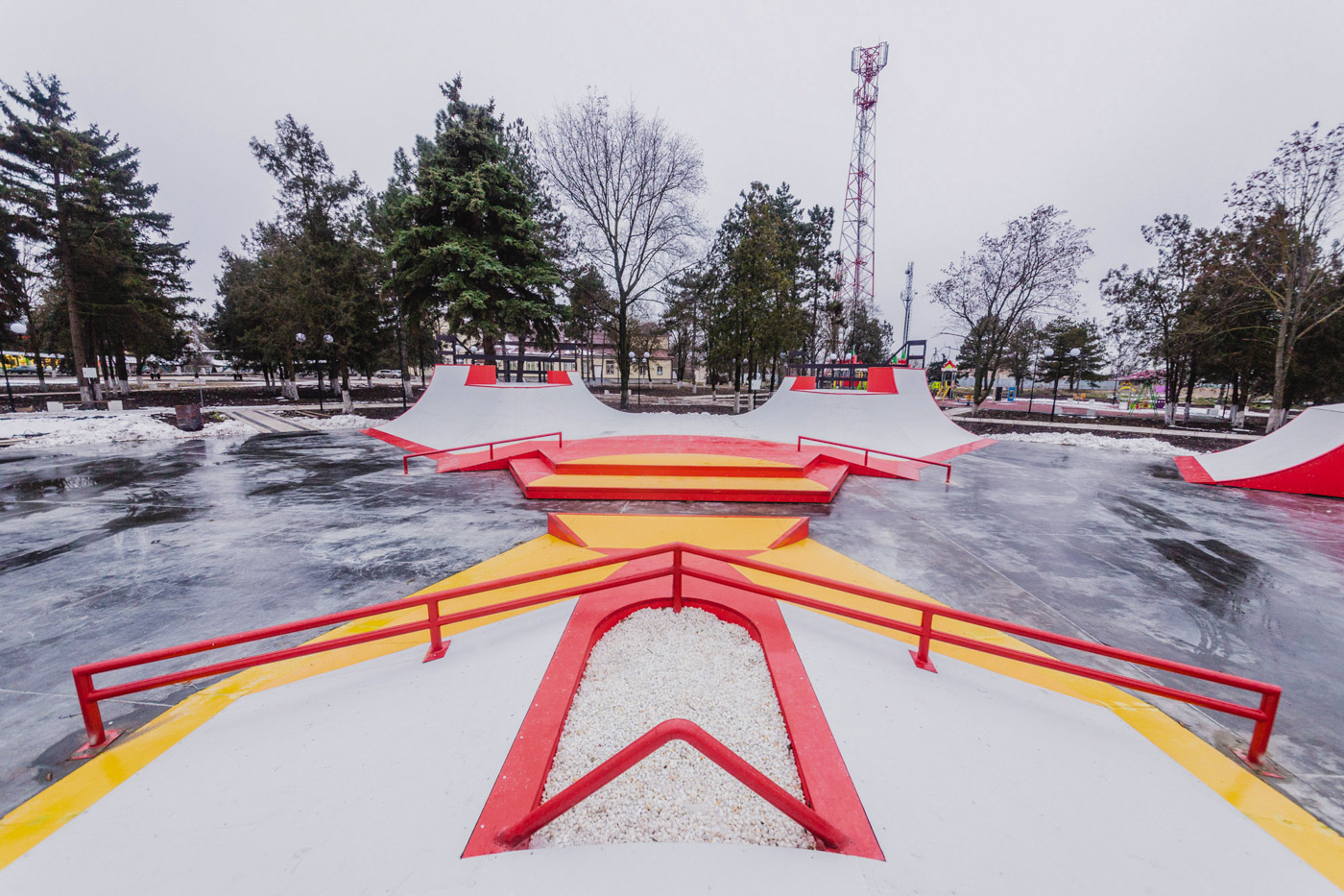 Скейт-парк XSA Plaza в ст. Бриньковская