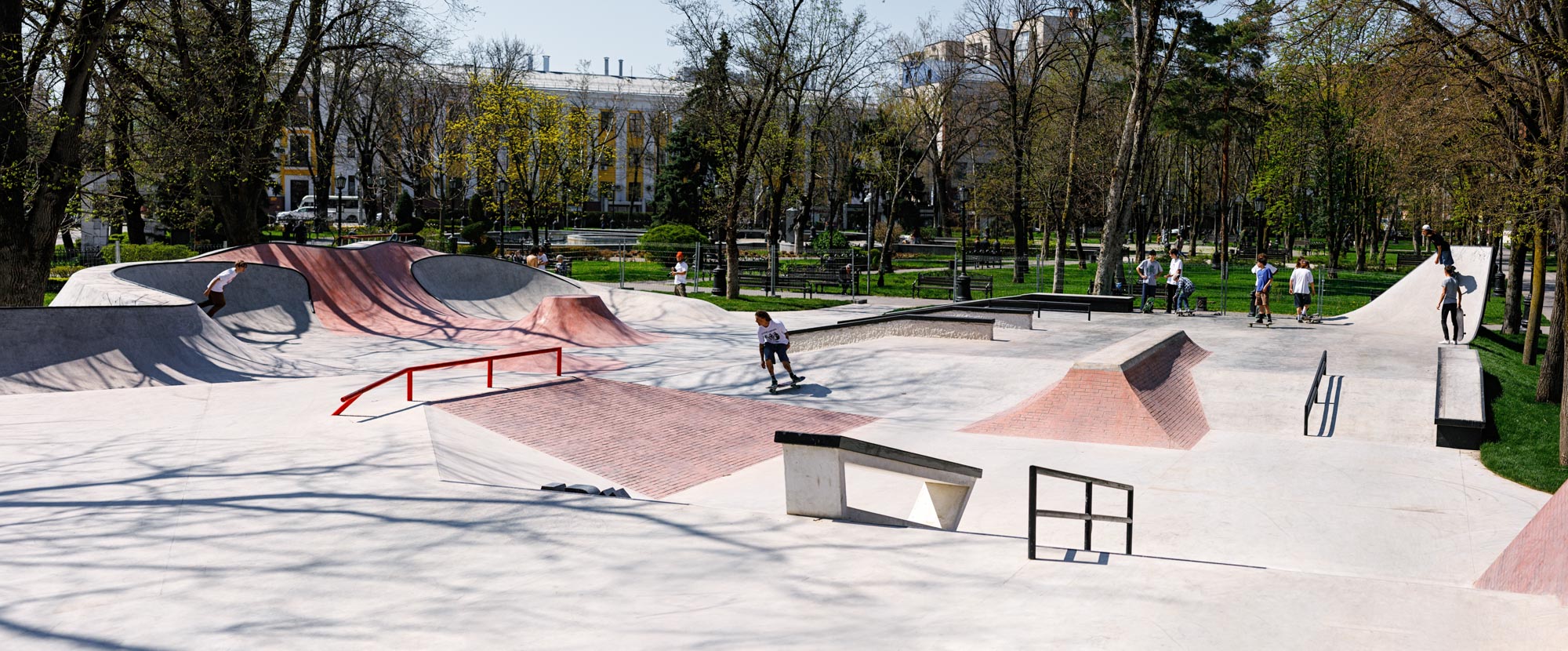 Бетонный скейт-парк в Краснодаре