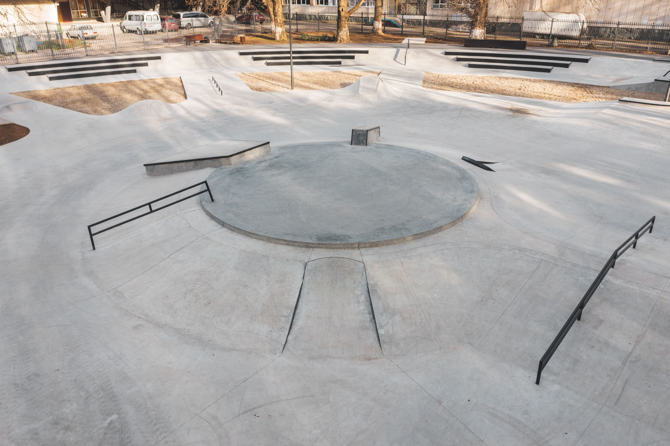 бетонный скейт парк строительство